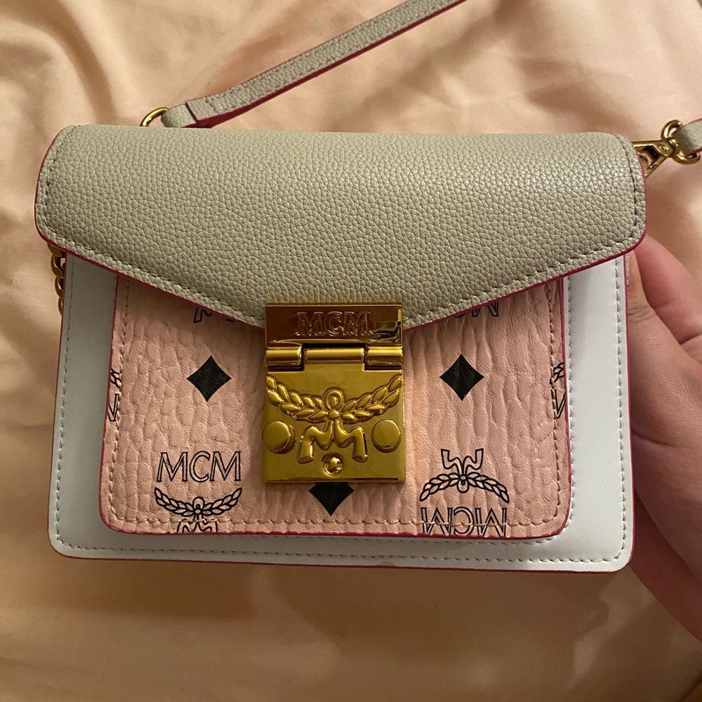 COPY - MCM Patricia mini crossbody in color block